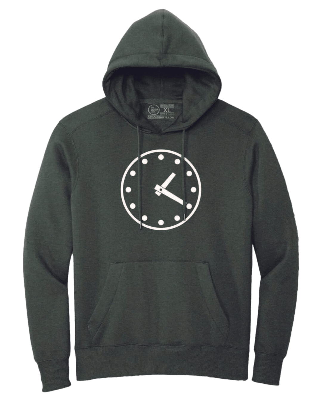 WRIGLEY CLOCK. (HOODED SWEATSHIRT) - OBVIOUS SHIRTS