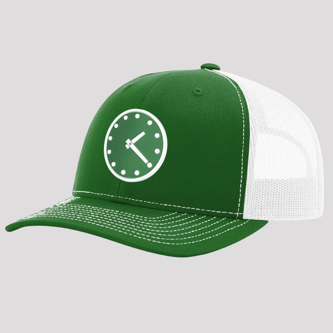 WRIGLEY CLOCK SNAPBACK HAT (GREEN/WHITE) - OBVIOUS SHIRTS