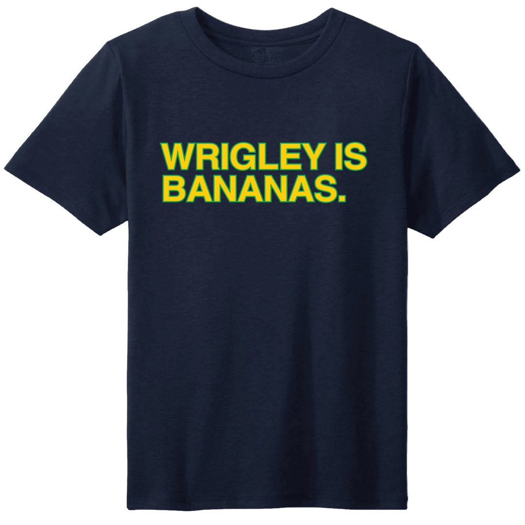 WRIGLEY IS BANANAS. (YOUTH) - OBVIOUS SHIRTS