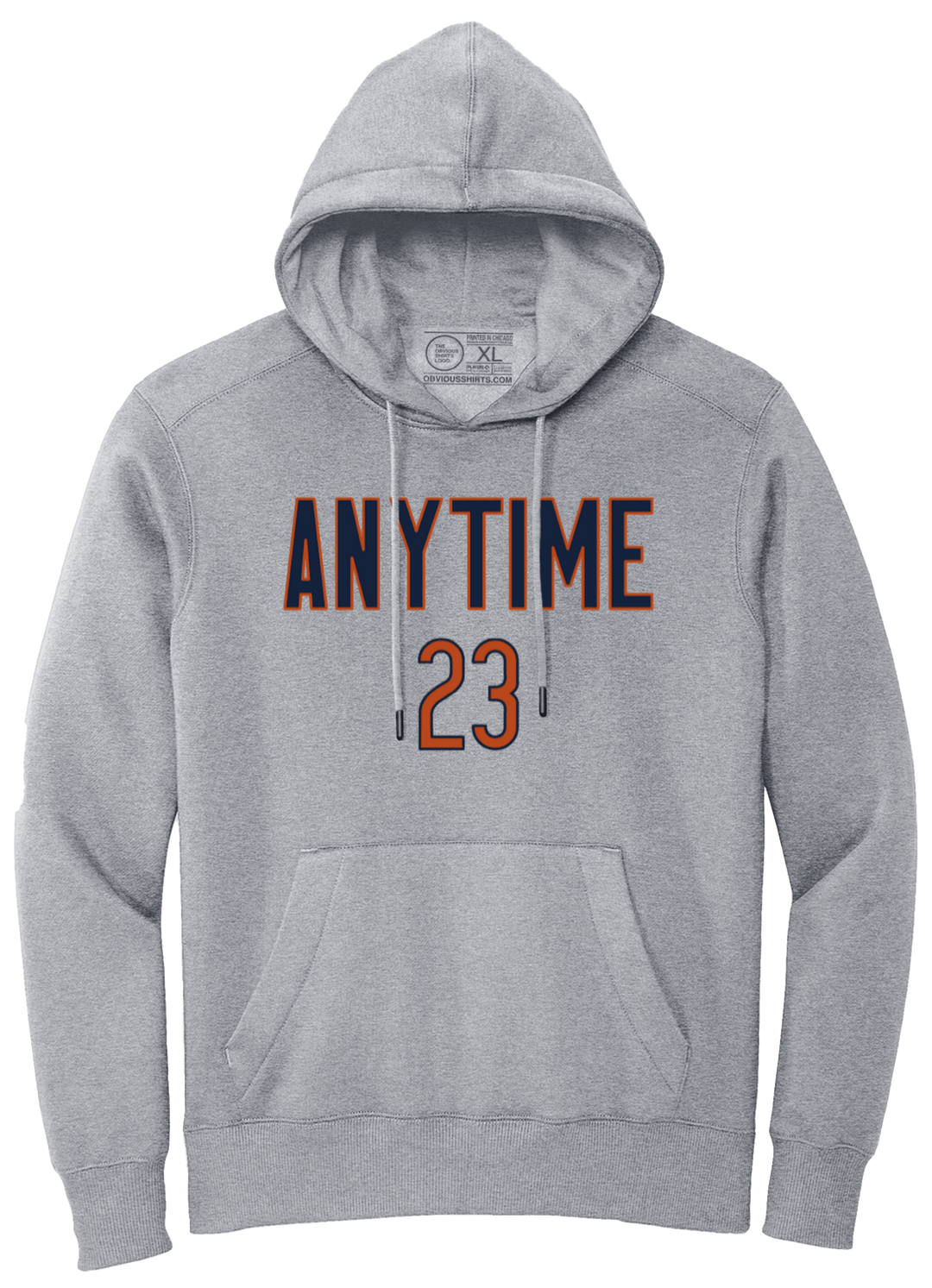 ANYTIME 23 (HOODED SWEATSHIRT) - OBVIOUS SHIRTS