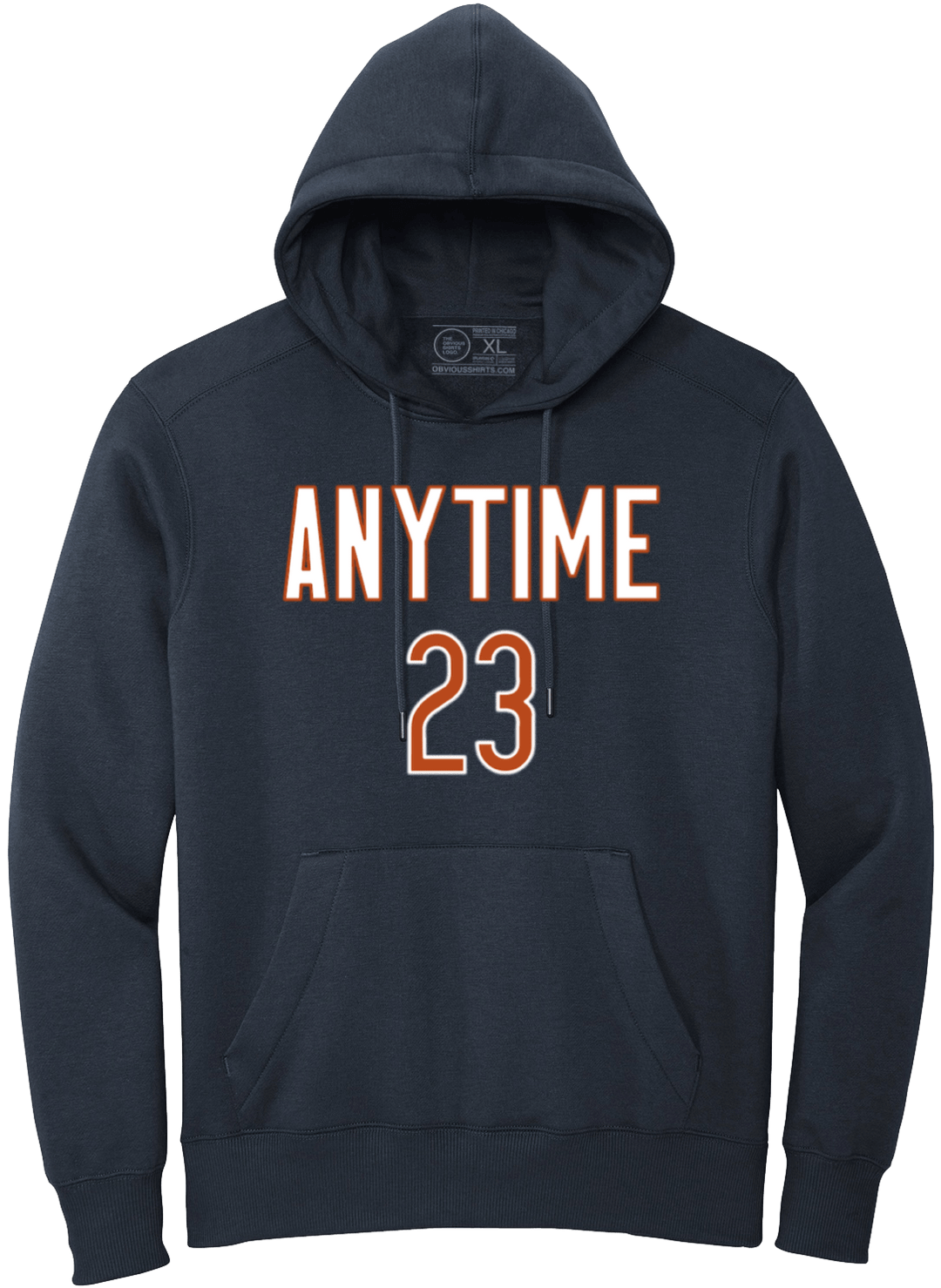 ANYTIME 23 (HOODED SWEATSHIRT) - OBVIOUS SHIRTS