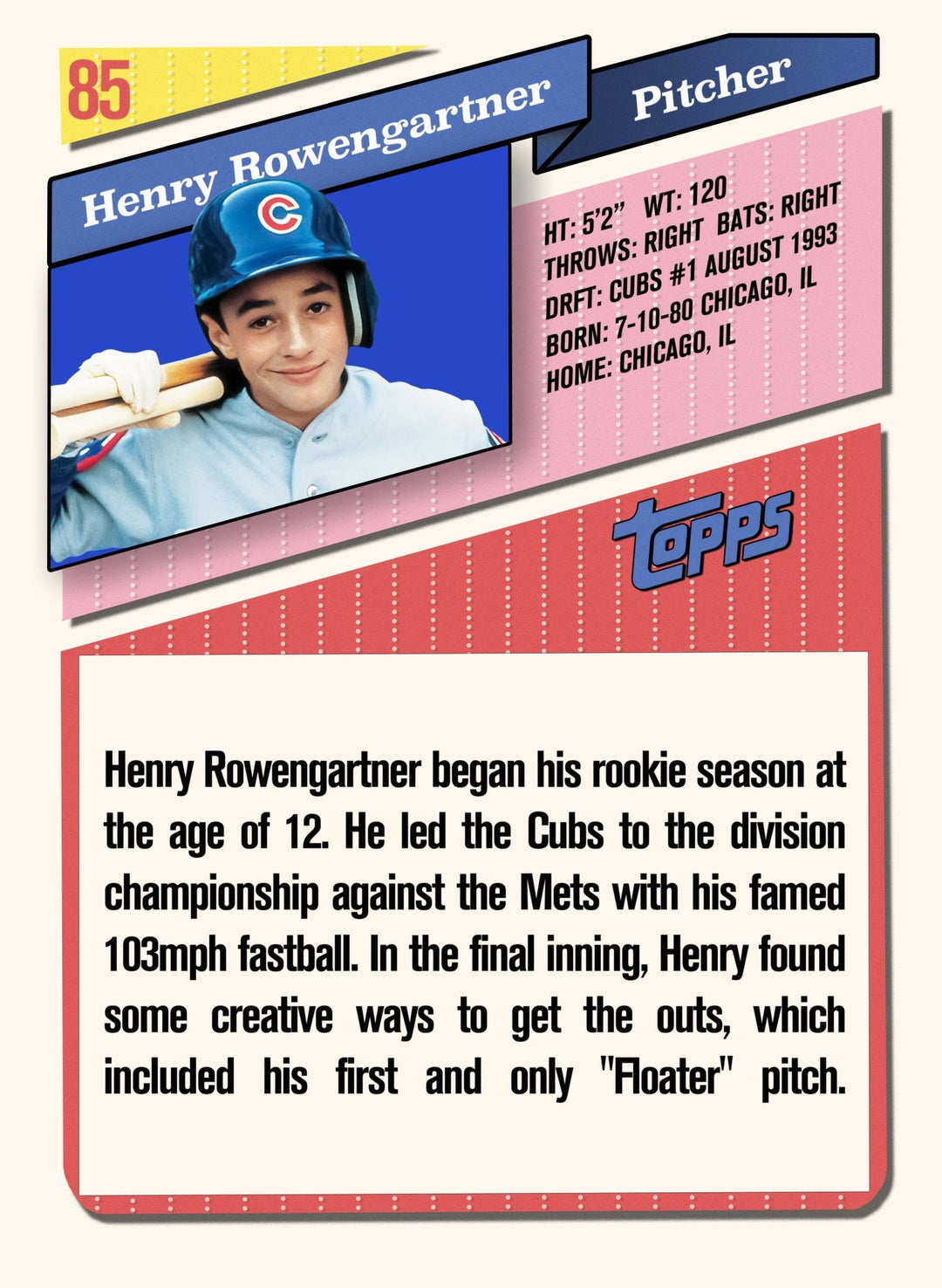 SIGNED! HENRY ROWENGARTNER BASEBALL CARD.