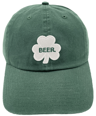 BEER CLOVER DAD HAT. - OBVIOUS SHIRTS
