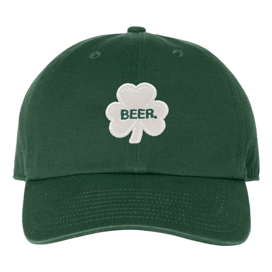 BEER CLOVER DAD HAT. - OBVIOUS SHIRTS