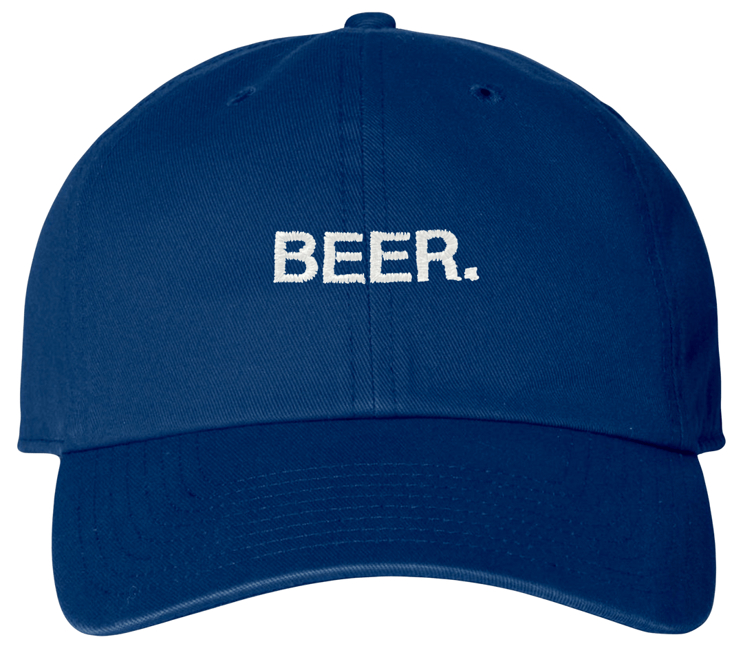 Blue dad hat sales