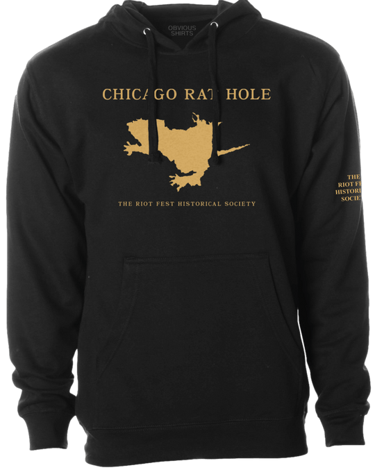 CHICAGO RAT HOLE HOODED SWEATSHIRT. (100% DONATED) - OBVIOUS SHIRTS