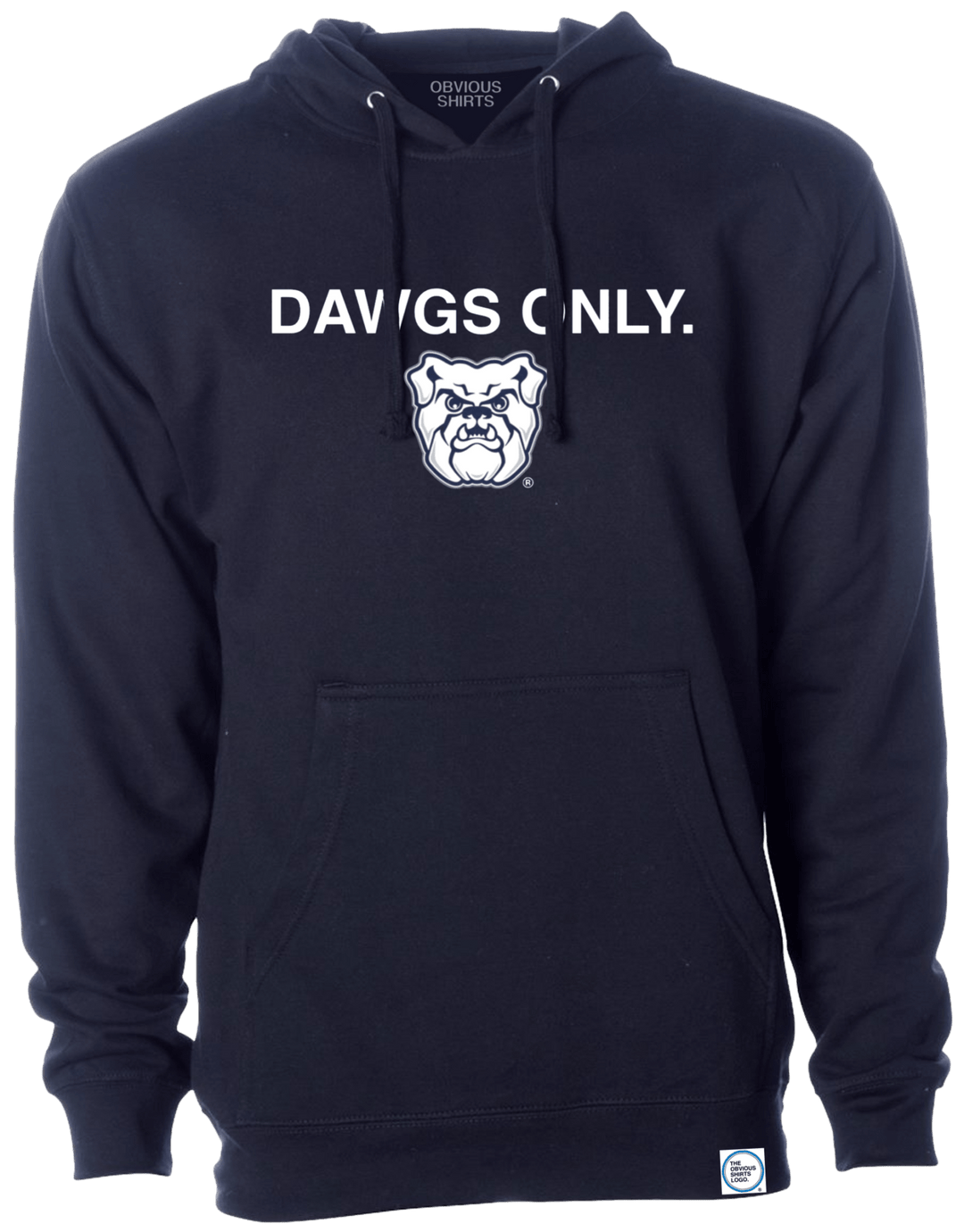 DAWGS ONLY. (HOODED SWEATSHIRT) - OBVIOUS SHIRTS
