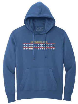 GAME 7 SCOREBOARD ANNIVERSARY EDITION. (HOODED SWEATSHIRT) - OBVIOUS SHIRTS