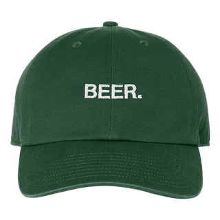 GREEN BEER DAD HAT. - OBVIOUS SHIRTS