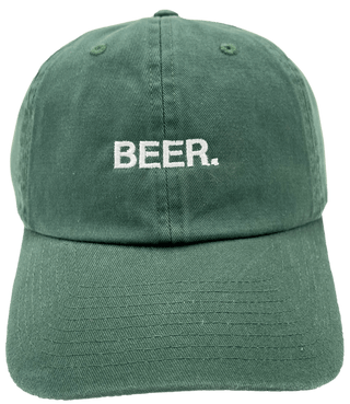 GREEN BEER DAD HAT. - OBVIOUS SHIRTS