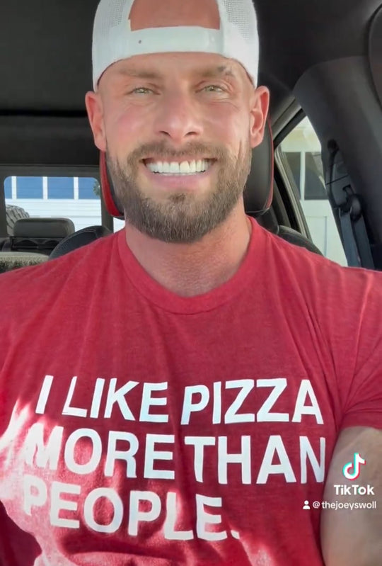 I LIKE PIZZA MORE THAN PEOPLE. - OBVIOUS SHIRTS