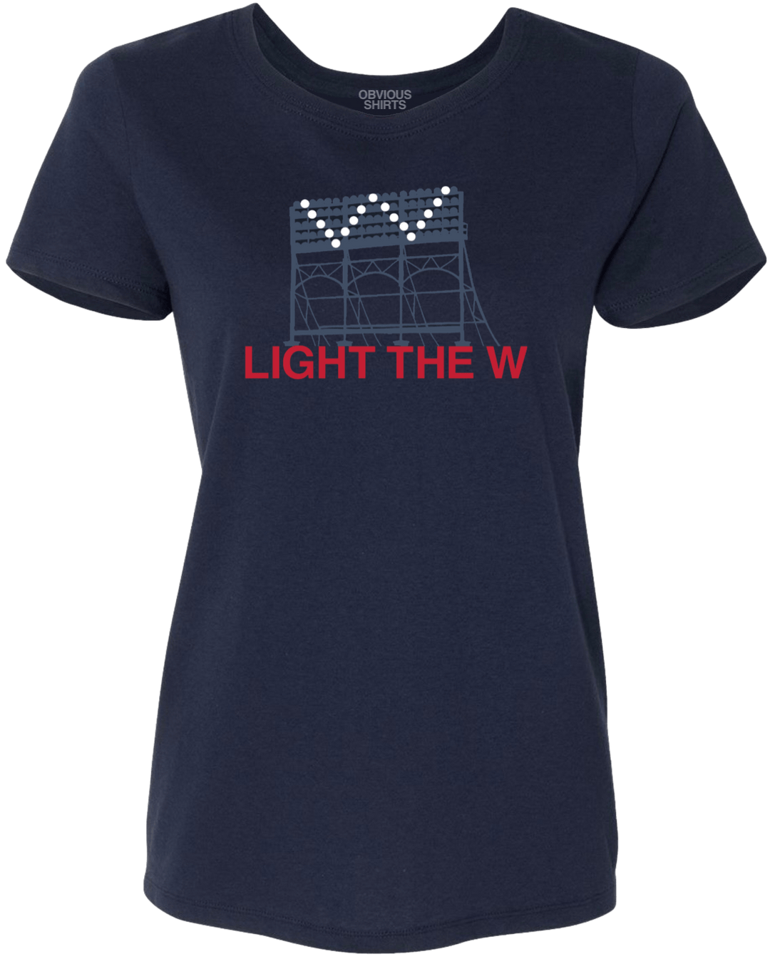 LIGHT THE W. (WOMEN'S CREW) - OBVIOUS SHIRTS