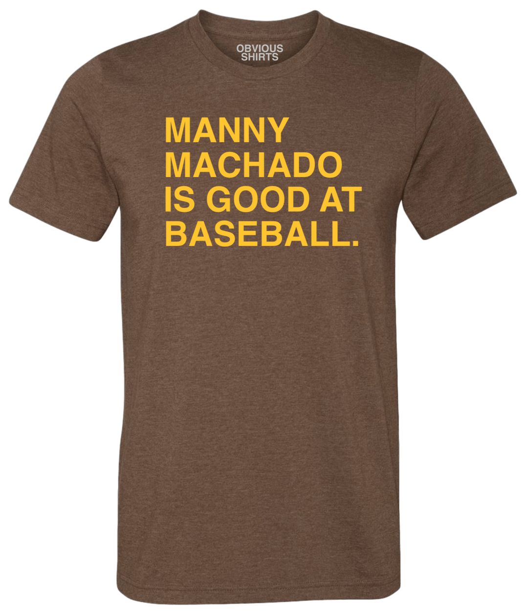 manny machado is good at baseball shirt