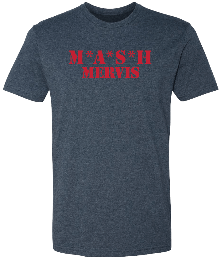 MASH MERVIS (NAVY) OBVIOUS SHIRTS.