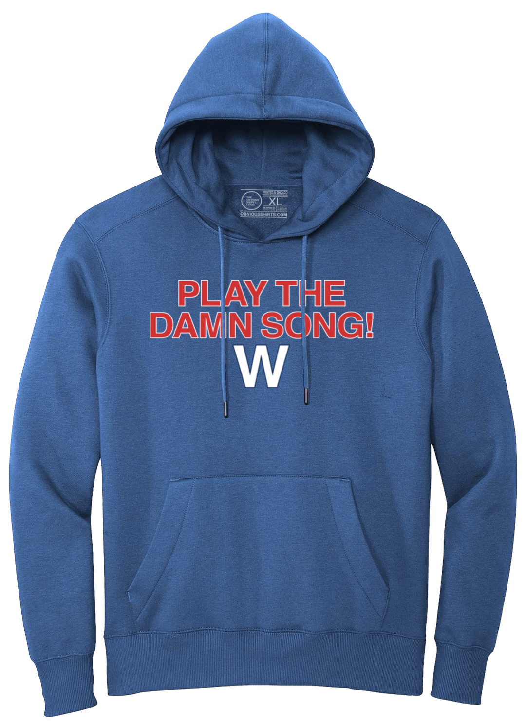 PLAY THE DAMN SONG! (HOODED SWEATSHIRT) - OBVIOUS SHIRTS