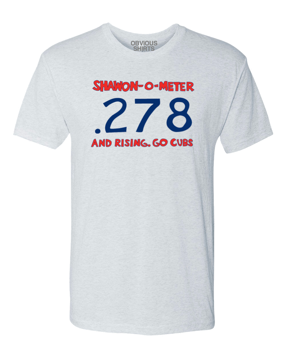obviousshirts SHAWON-O-METER White / SM