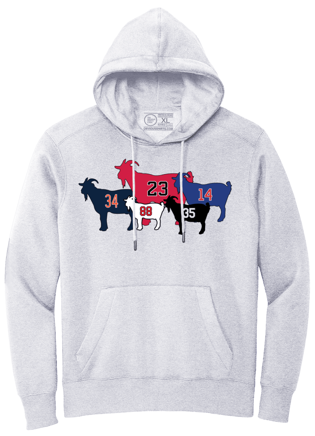 THE CHICAGOATS ALL SPORTS (HOODED SWEATSHIRT) - OBVIOUS SHIRTS