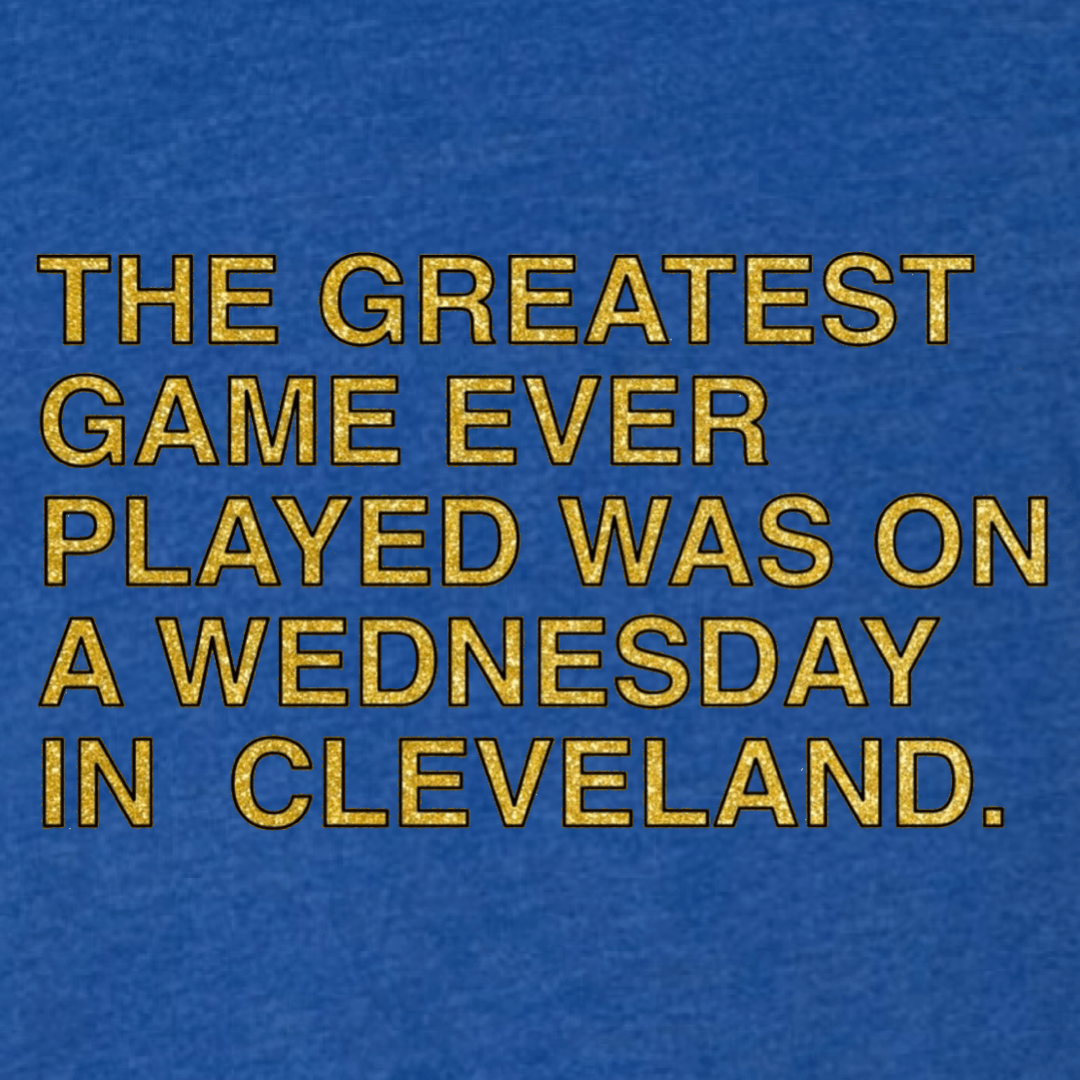 THE GREATEST GAME EVER PLAYED. (ANNIVERSARY EDITION) - OBVIOUS SHIRTS