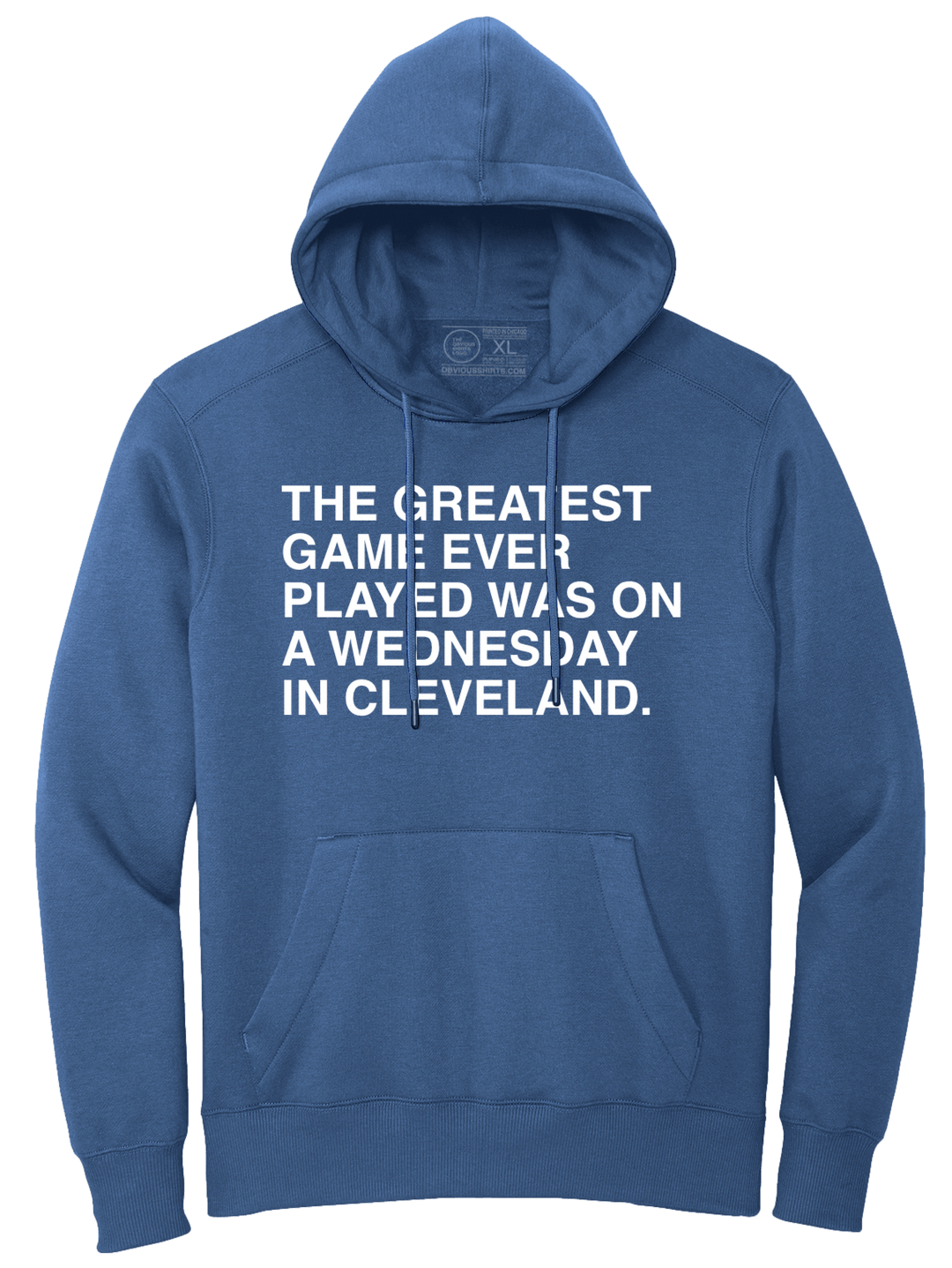THE GREATEST GAME EVER PLAYED. (HOODED SWEATSHIRT) - OBVIOUS SHIRTS