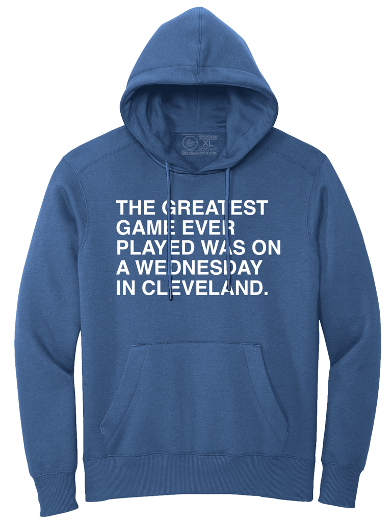 THE GREATEST GAME EVER PLAYED. HOODED SWEATSHIRT