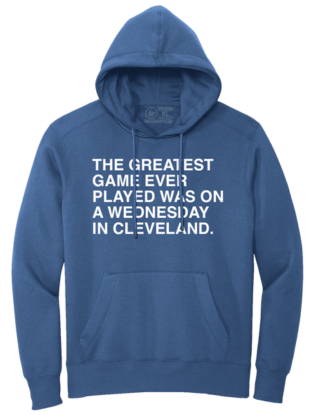 THE GREATEST GAME EVER PLAYED. HOODED SWEATSHIRT OBVIOUS SHIRTS