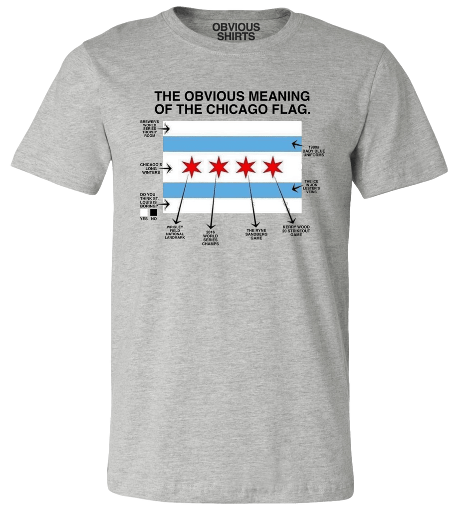 Chicago Flag T-Shirt - Great Chicago Gifts