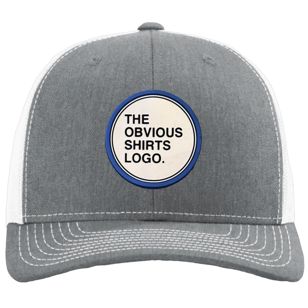 THE OBVIOUS SHIRTS LOGO SNAPBACK HAT. (GREY/WHITE) - OBVIOUS SHIRTS