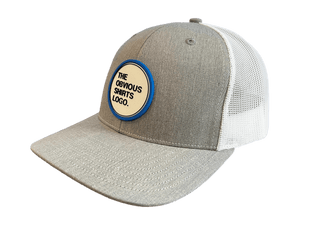 THE OBVIOUS SHIRTS LOGO SNAPBACK HAT. (GREY/WHITE) - OBVIOUS SHIRTS