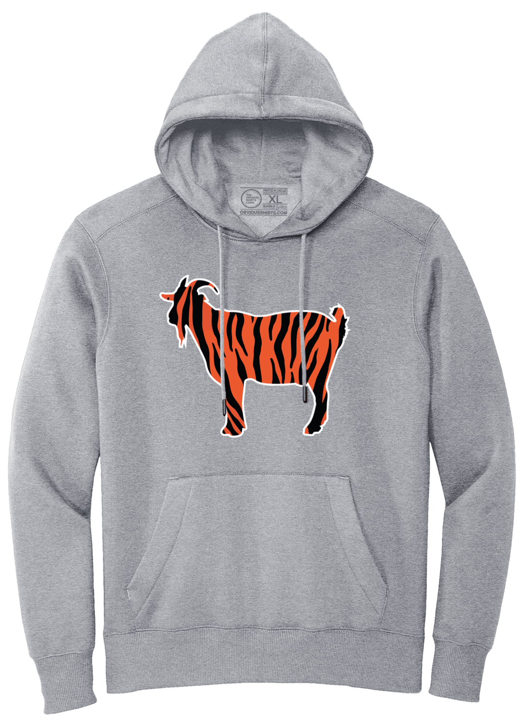 THE TIGER GOAT. (HOODED SWEATSHIRT) - OBVIOUS SHIRTS