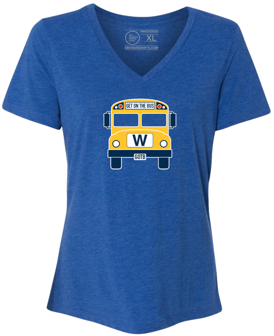 THE W BUS (WOMEN'S V-NECK) - OBVIOUS SHIRTS.