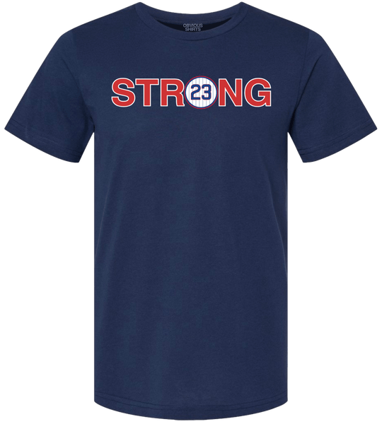 WE ARE ALL RYNO STRONG. (NAVY) - OBVIOUS SHIRTS