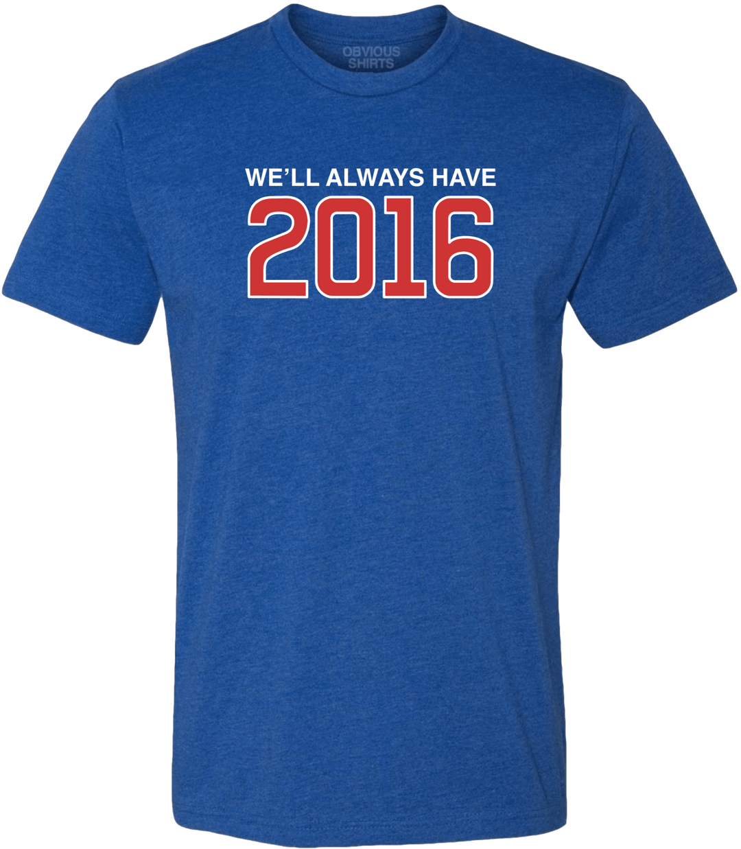 Chicago Cubs obvious Shirts Men's What If I Told You World Series Tee XL