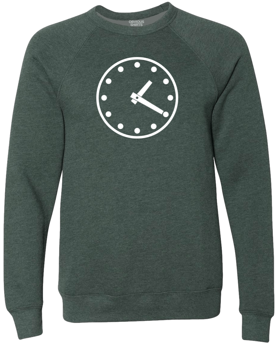 WRIGLEY CLOCK (CREW SWEATSHIRT) - OBVIOUS SHIRTS