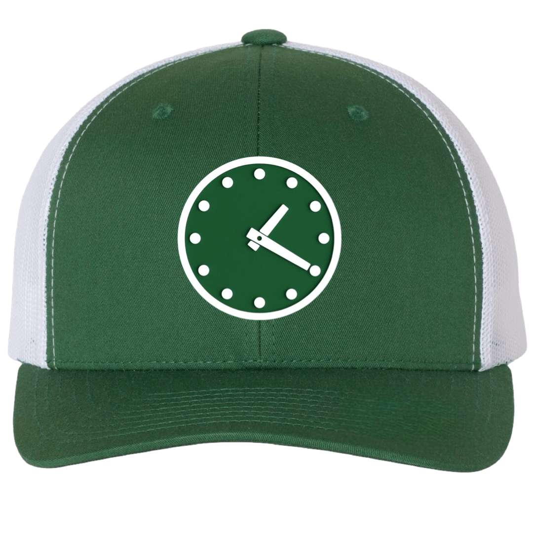 WRIGLEY CLOCK SNAPBACK HAT (GREEN/WHITE) - OBVIOUS SHIRTS